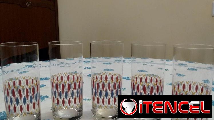 Juego de vasos de cristal fino para cocteles y/o jugos