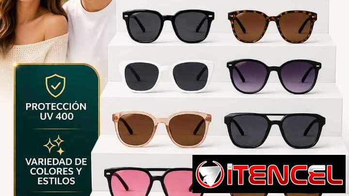🕶️ GAFAS UNISEX DE MODA Dale un toque moderno a tu look con estas gafas ligeras y súper cómodas 😎