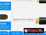 🔌 Cable Micro HDMI a HDMI 4K 🎥 | Alta Definición 📺 para Cámaras, Tablets, Proyectores y Más — 🎥 5.887.23.60 🎥