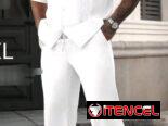 Conjunto de pantalón y camisa blanca talla XL