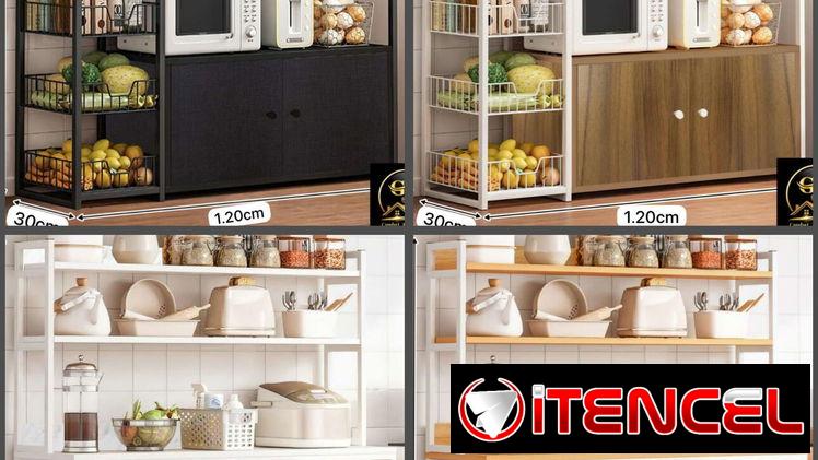 Estante organizador de cocina resistente (eh-lg)