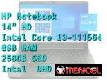 LAPTOP 🎁NUEVA🎁📦CAJA, HP Notebook (14-dq2089wm), 14″ HD IPS, Intel Core i3-1115G4, 8GB RAM, 256GB SSD