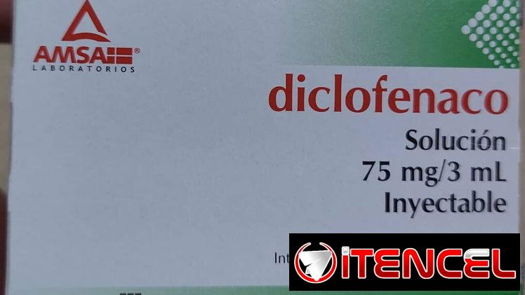 Vendo Diclofenaco sódico de 75mg en Inyecciones, caja con 2 Ampolletas de 3 ml, vence mayo 26.