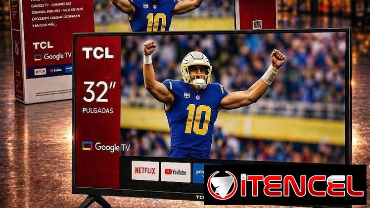 SMART TV TCL 32″ FHD 720P Google TV . Modelo 32S250G Precio 155 💵 Con cajita dijital externa 200 💵