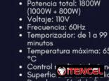 Cocina doble infrarroja Milexus