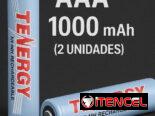 pilas aaa recargables desde los 1000mah 🔋