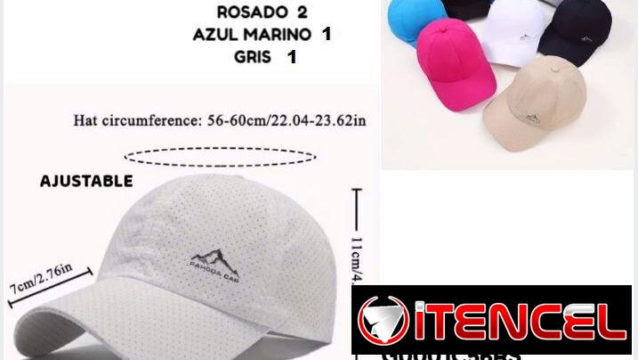 GORRA UNISEX VARIOS COLORES-VISERAS