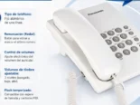 Telefono fijo blanco Panasonic. Nuevos👌