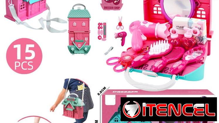 Juguete Set de peluquería 15 piezas