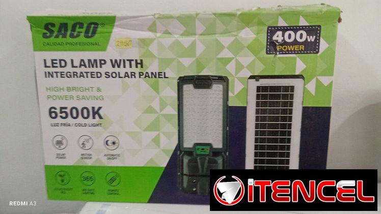 Lámparas  LED para exteriores con panel solar