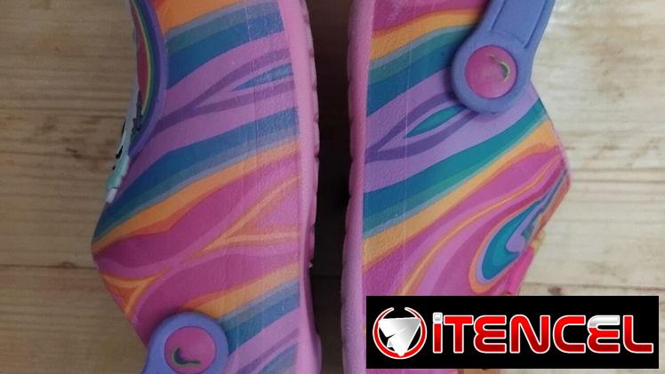 CROCS PAW PATROL y Zapatos morados de tacón…de niñas…poco uso..53574044