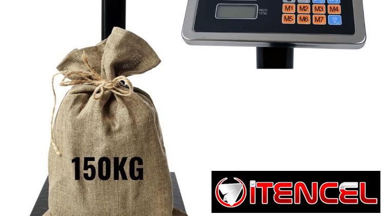 Pesa de pie, báscula de pedestal de 150kg. Nueva