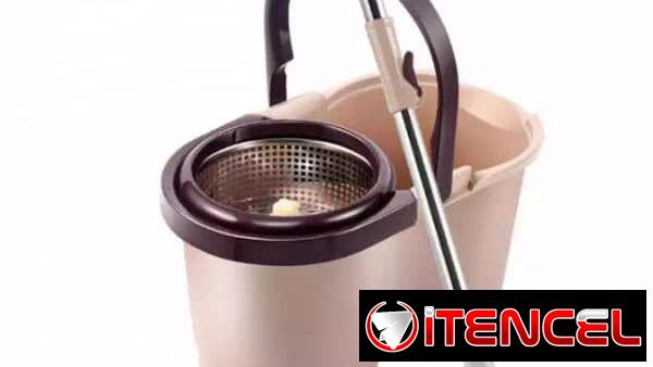 Fregonas Giratorias con cubo de acero inoxidable
