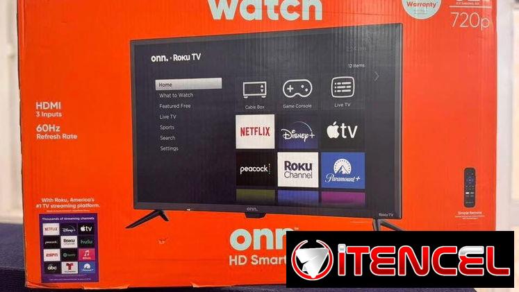 Smart TV 32” Onn.•Roku • Nuevo en Caja• {TecnoMax}