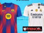 Short + Pulover Barcelona y Real Madrid