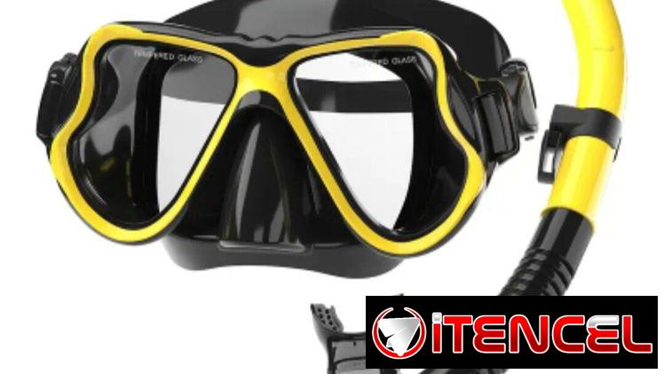 Kit de careta y snorkel/ visores de cristal templado