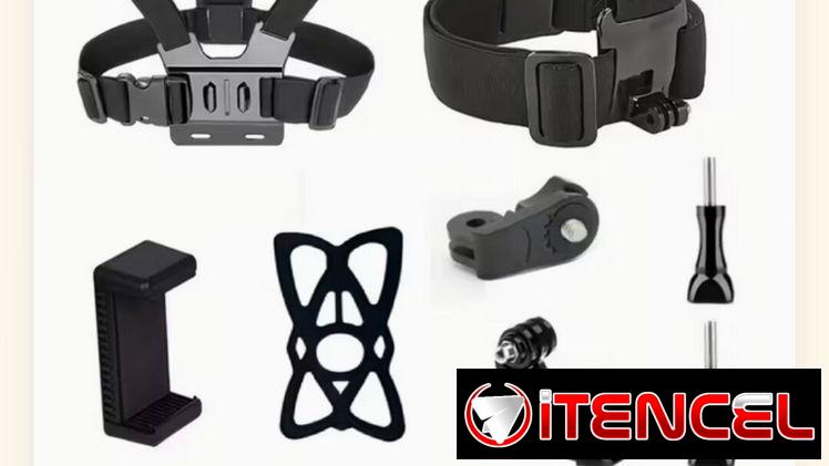 ☎️53544655 🛵 Entrega Disponible ⭐Sistema de Arnés de Pecho para Cámara de Acción (Kit 8 piezas) ⭐