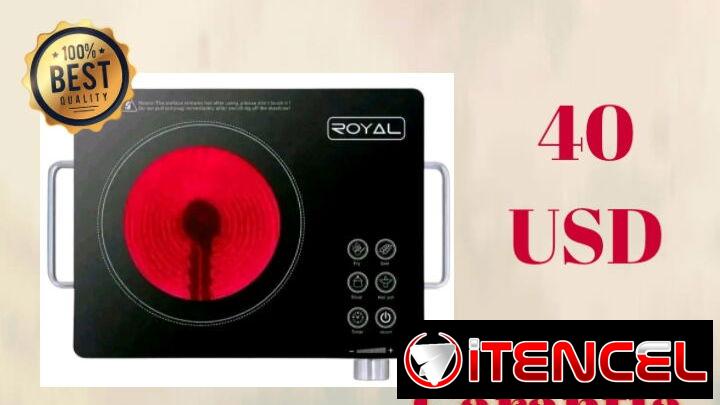 Cocina infrarroja Royal de 1500 w