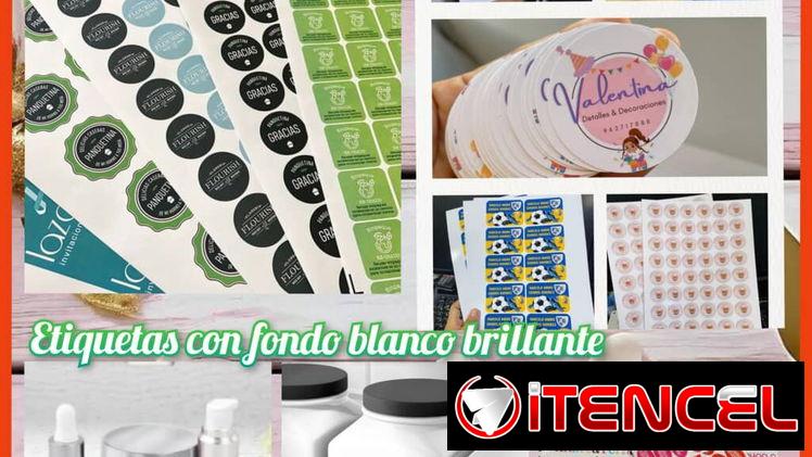 Etiquetas para los Negocios (Papel Pegatina o Vinilo Adhesivo)