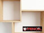Estante de Pared Moderno Compacto