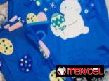 Pijamas azul y rosa talla S