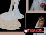 Vestido de 15 y novia para negocios accesorios