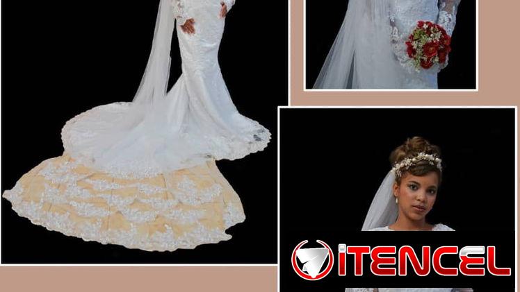 Vestido de 15 y novia para negocios accesorios