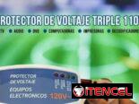 PROTECTORES DE VOLTAJE TRIPLE 110 ✅ MARCA Q7LUMINA 110V⚡️ 💲PRECIO: 1️⃣2️⃣USD  VOLTAJE NORMAL :120 VAC VOLTAJE MAXIMO :1