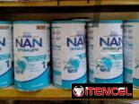 Leche NAN Fórmula para lactantes con hierro y probióticos  formatos de 360g, 1.2 kg( este 1ra y 2da etapa)