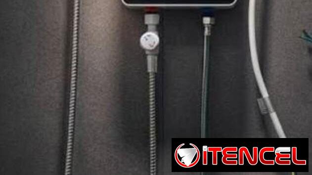 Calentador eléctrico marca Saco con todos los accesorios para instalar