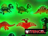 Pines de dinosaurios luminosos | videojuegoshabana.com