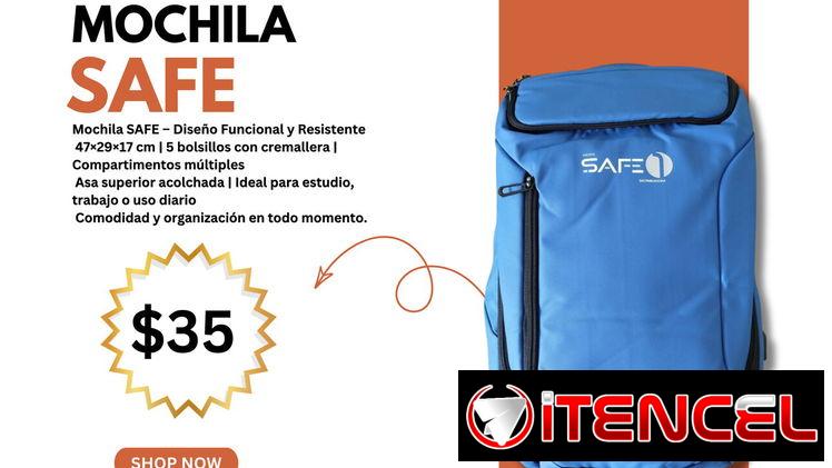 Mochila de gran capacidad ideal para llevar tu laptop de forma segura
