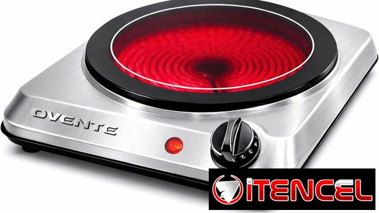 🍳⚡ HORNILLA ELÉCTRICA INFRARROJA 1000W CERÁMICA 7 PULGADAS ENVÍO DISPONIBLE + GARANTÍA