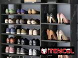 📢 Zapateras modernas de madera con gaveta incluida para medias. Importadas