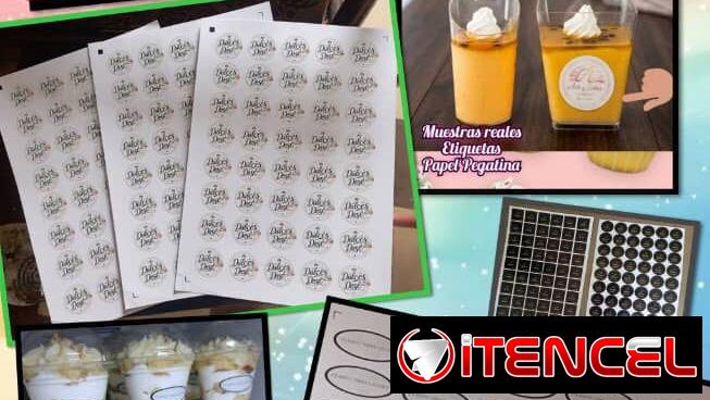 Etiquetas para los Negocios (Papel Pegatina o Vinilo Adhesivo)