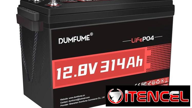 Batería DUMFUME LiFePO4 de 12V 314 Ah