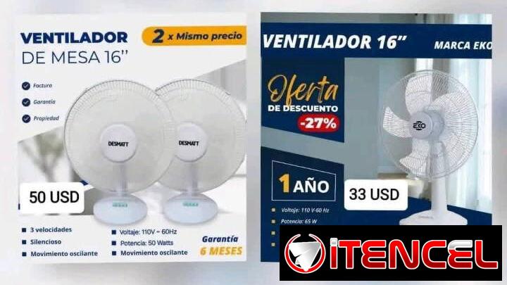 Ventilador de mesa Eko
