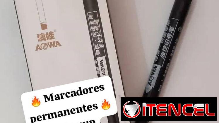 Marcadores permanentes color negro
