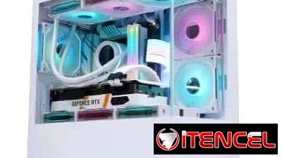 Chasis (Case/Gabinete/Carcasa) GAMER de cristal Templado (+ 9 Fanes de 120mm y controlador RGB)
