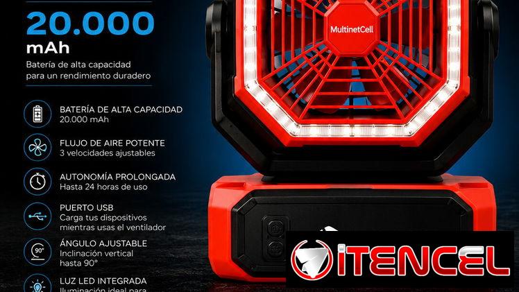VENTILADOR RECARGABLE EN OFERTA