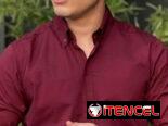 Camisas roja de vestir de mangas largas 58547627