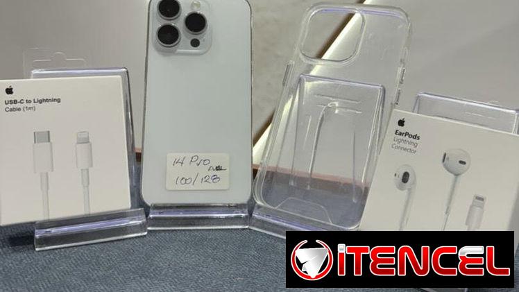 ❌iPhone 14 Pro ⚫️ 128GB 100%🔋 mica, cable, forro y audífonos regalo🧿 Variedad de Modelos 🔥 Garantia 💯