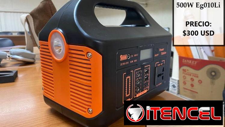 ESTACION DE ENERGIA 500W Eg010Li, ENTREGA DE FACTURA. VARIEDAD DE TECNOLOGÍA, ELECTRODOMÉSTICOS, ETC