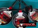 Conjunto de sartenes 4 piezas 30 usd
