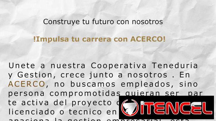 SE BUSCA CONTADORES Y TECNICOS