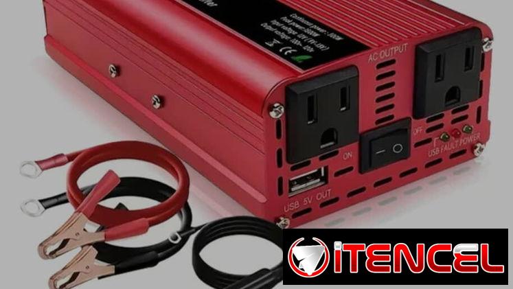 Inversor de Corriente 500W (Pico 2000W) DC 12V a 110V AC Cod:EcoFlow