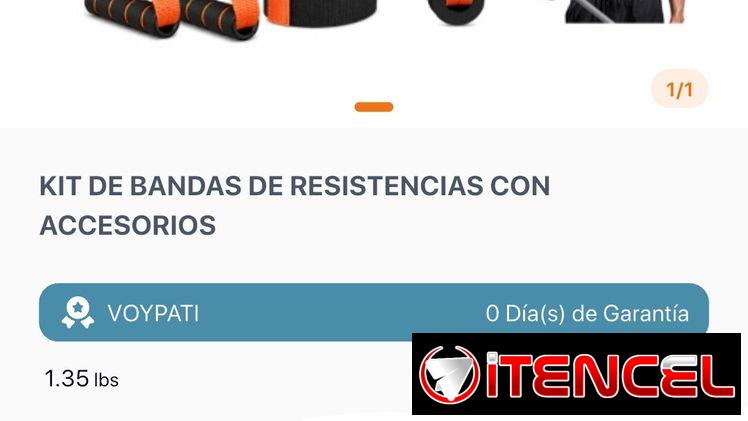 Kit de bandas de resistencia con accesorios