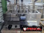 FREIDORA TRIPLE DE GAS ( 3L CADA CESTA ) / MARCA METVISA
