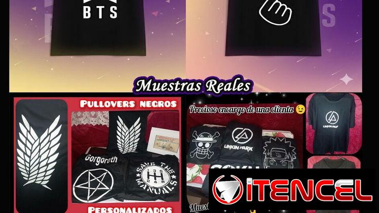 Pullovers Negros Personalizados (y otros Servicios de Sublimación e Impresión en distintos materiales)