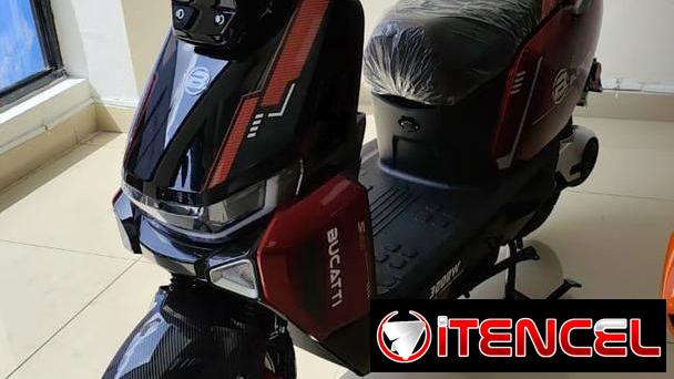 MOTO ELÉCTRICA TOPMAQ-BUCATTI NUEVA CON MENSAJERIA INCLUIDA